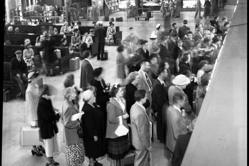 Historic photo of Union Depot's old ticket booth