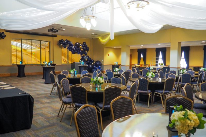 Union Depot's Red Cap Room decorated for an event