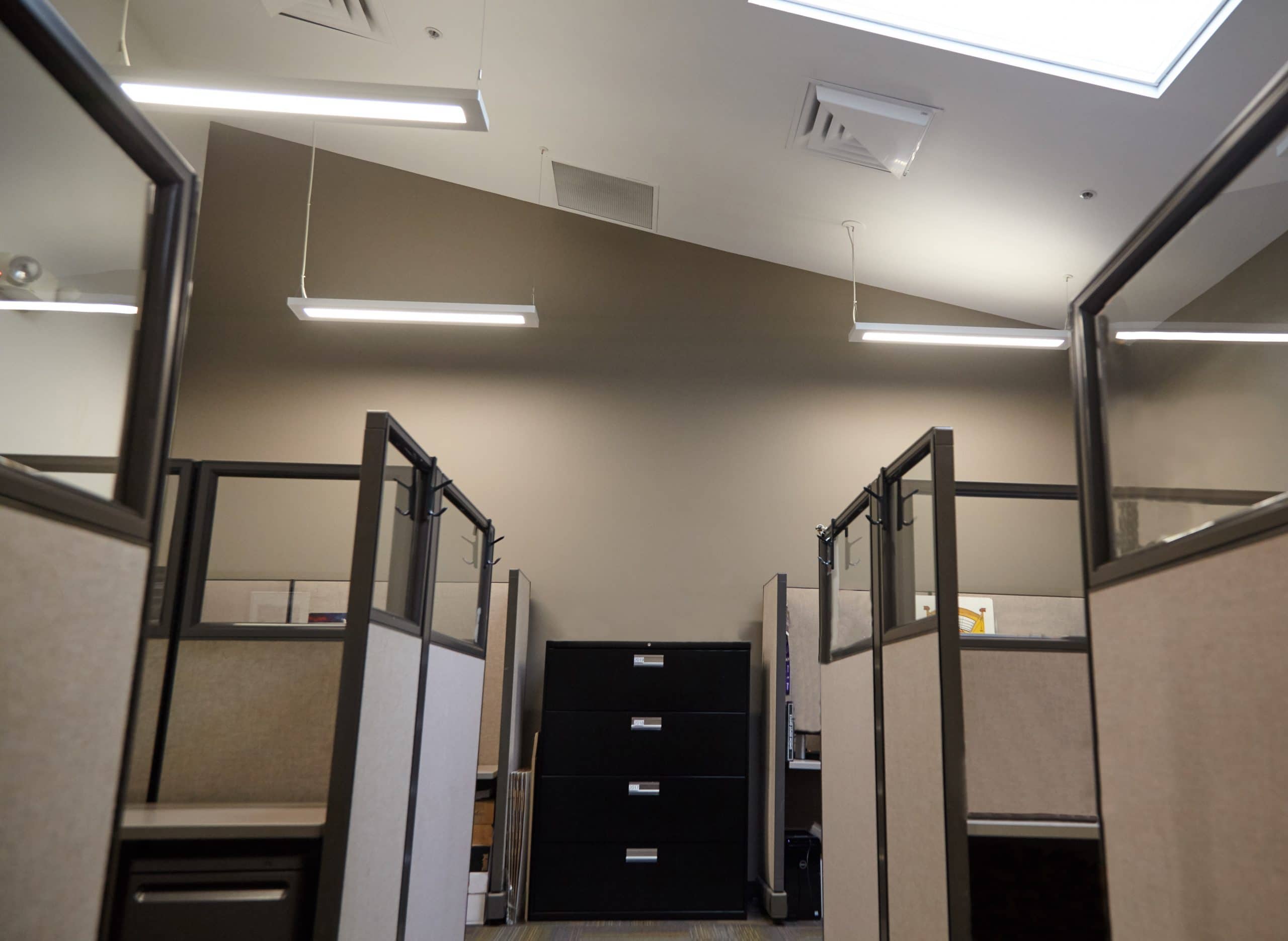 Cubicles in Suite 300 at Union Depot