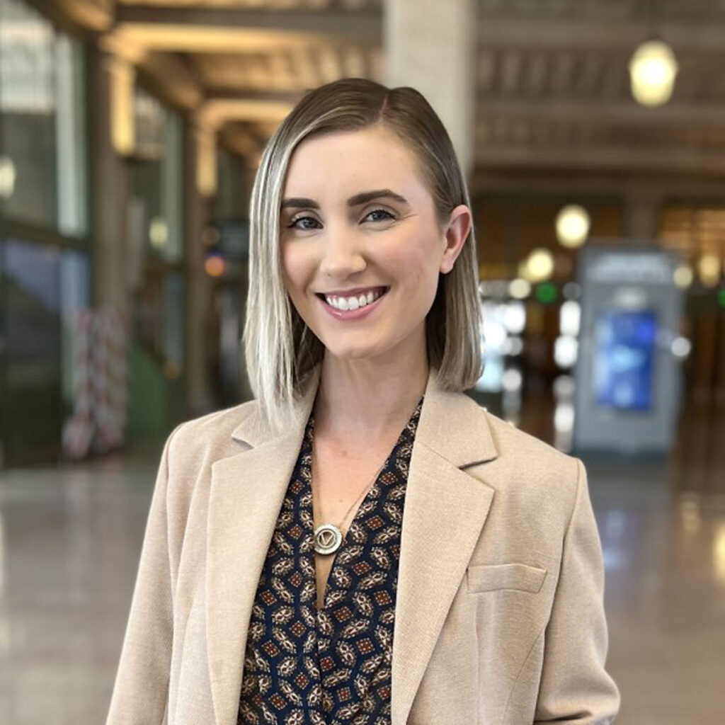 Union Depot staff member Valerie