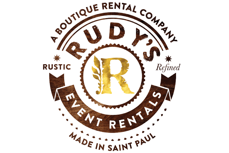 rudy's event rentals logo