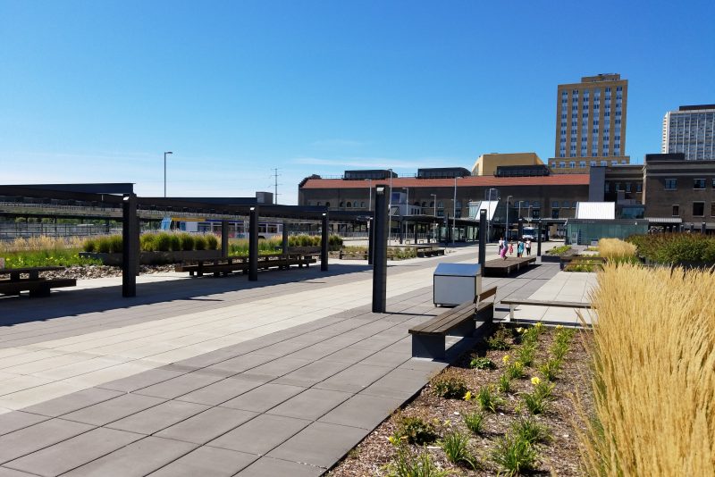 East Plaza outdoor area