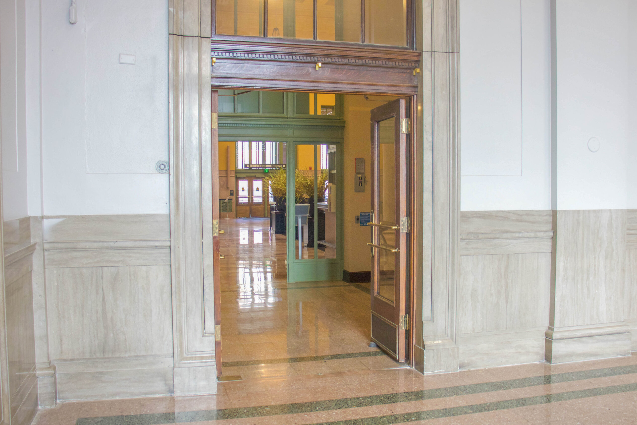Entryway of Suite 160 at Union Depot