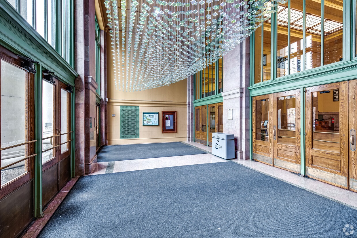 Entrance vestibule at Union Depot