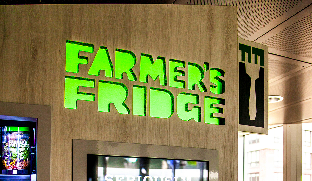 Farmers Fridge vending machine