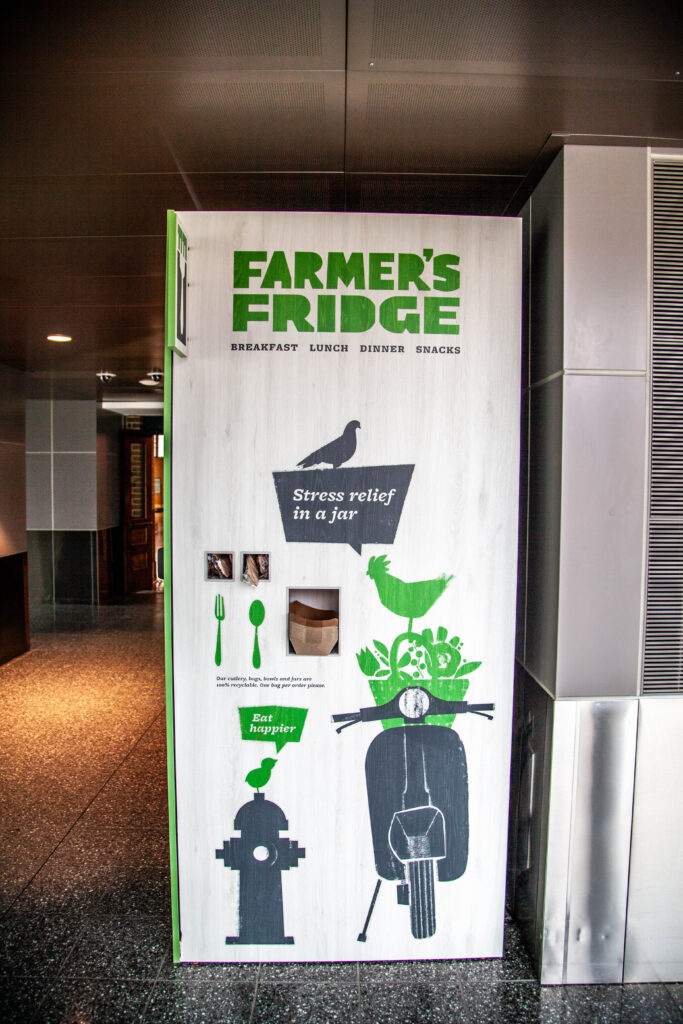 Farmer's Fridge vending machine