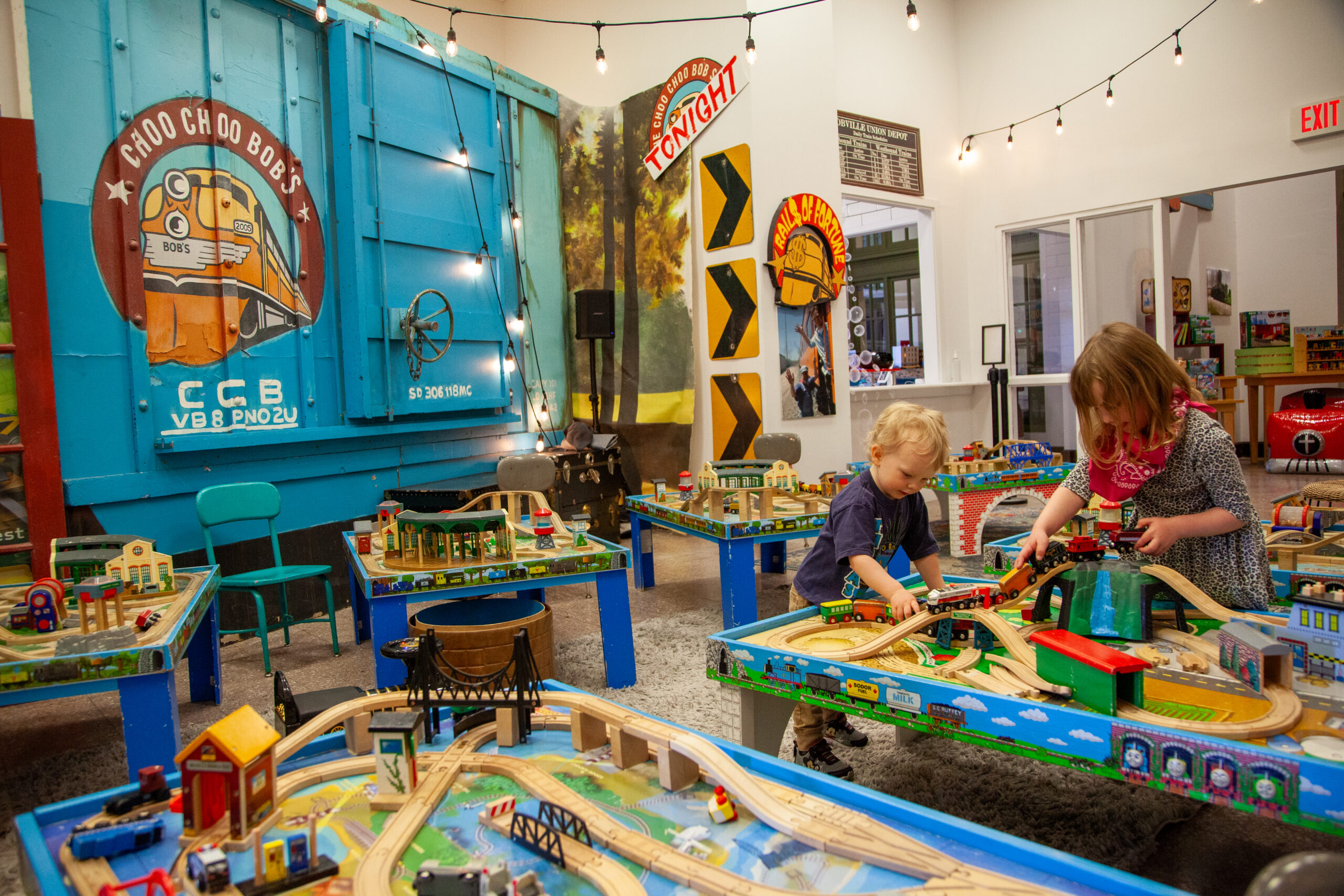 choo choo bob's train store interior