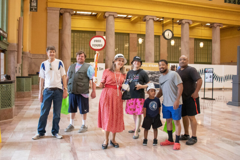 tour group at union depot