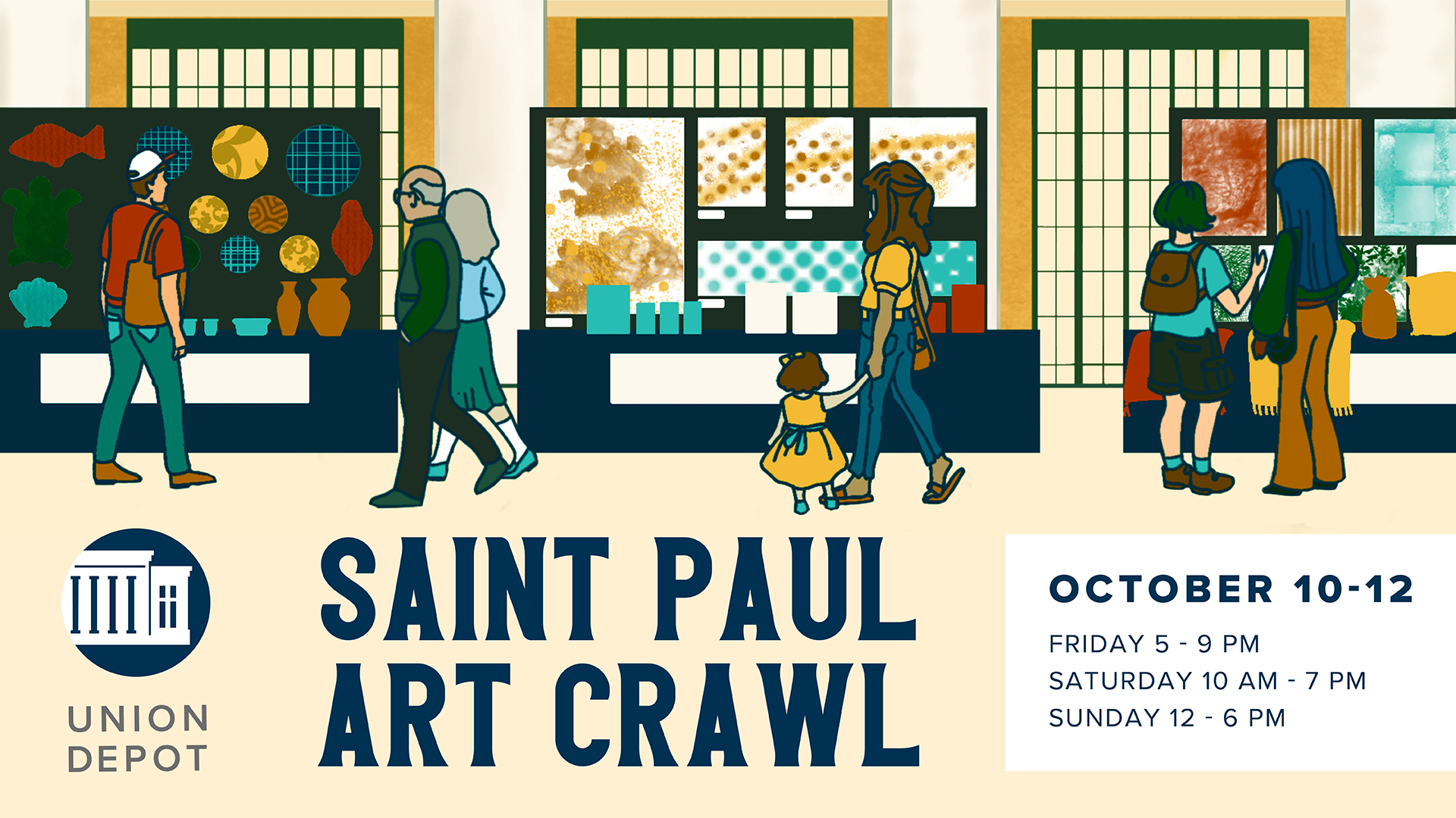 saint paul art crawl event graphic